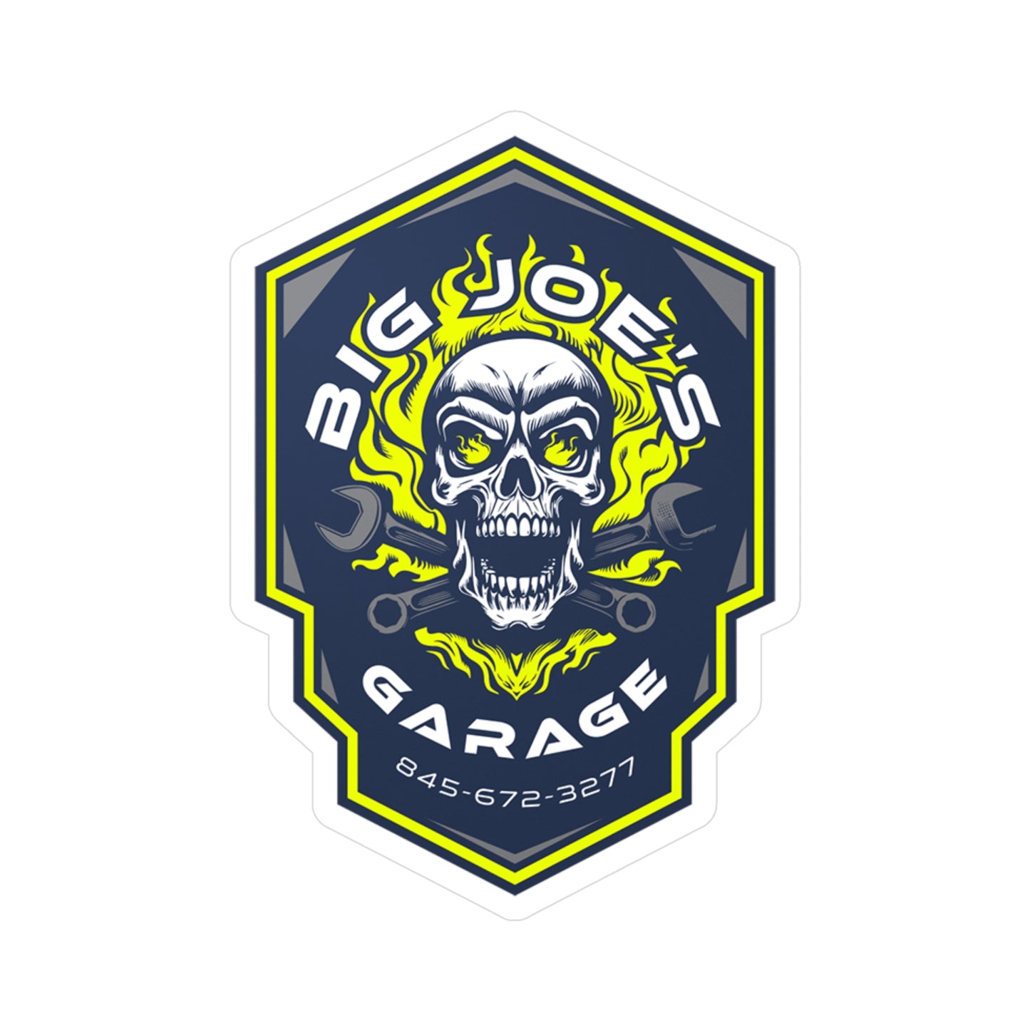 BIG JOE'S GARAGE - Vinyl Sticker