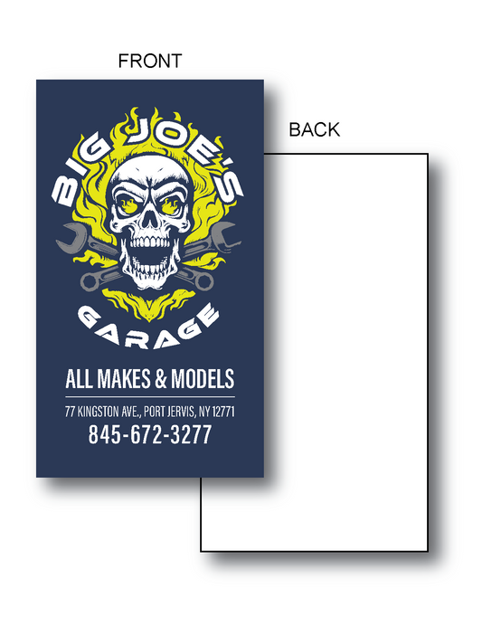 BIG JOE's GARAGE - Business Cards