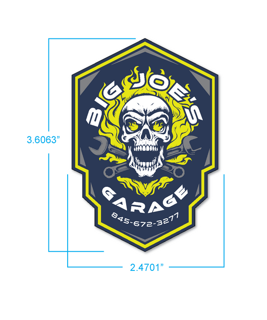BIG JOE'S GARAGE - Vinyl Sticker
