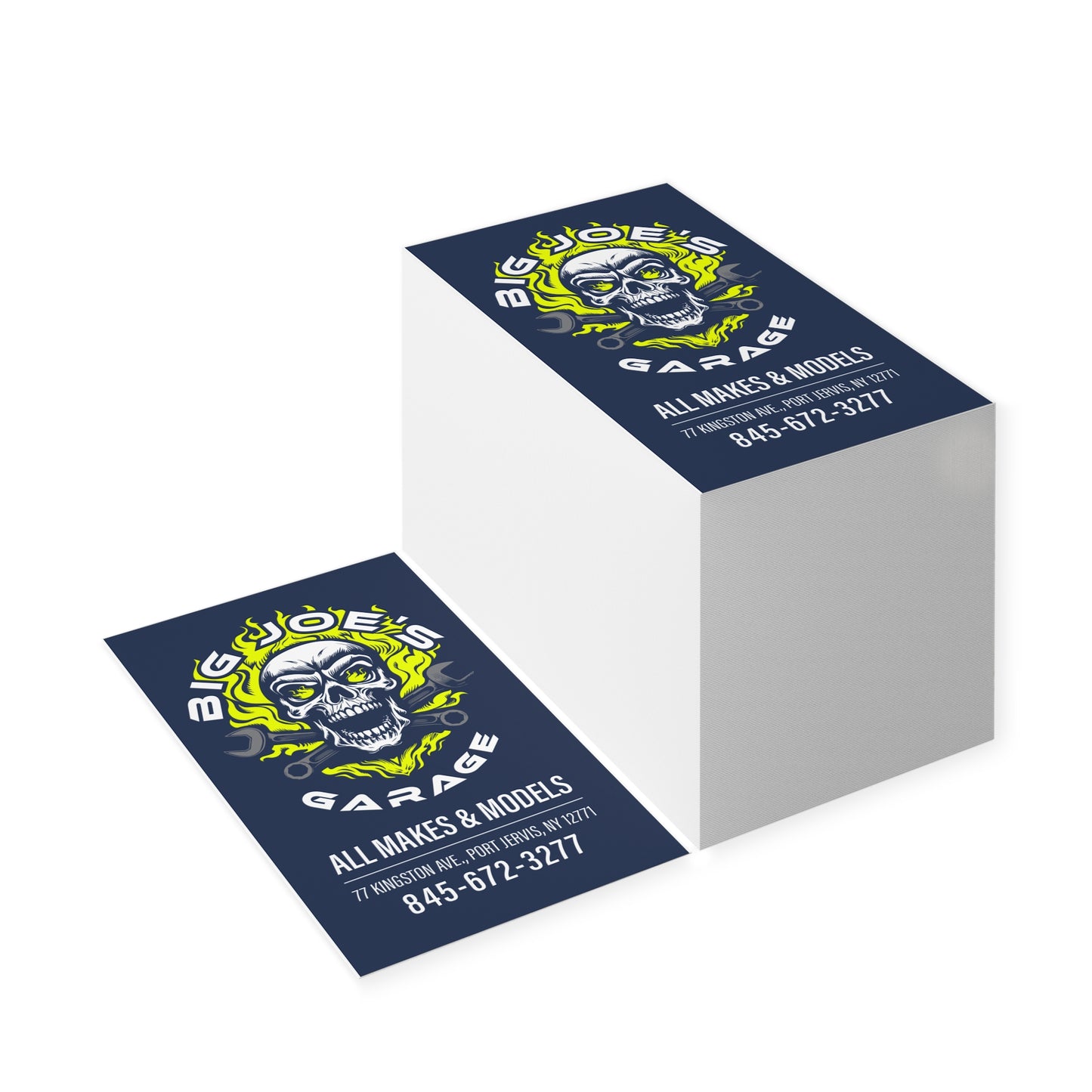 BIG JOE's GARAGE - Business Cards