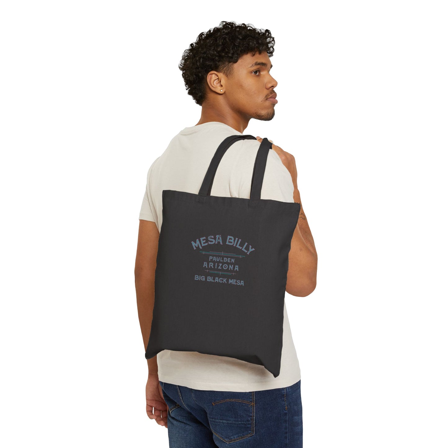MESA BILLY Cotton Canvas Tote Bag
