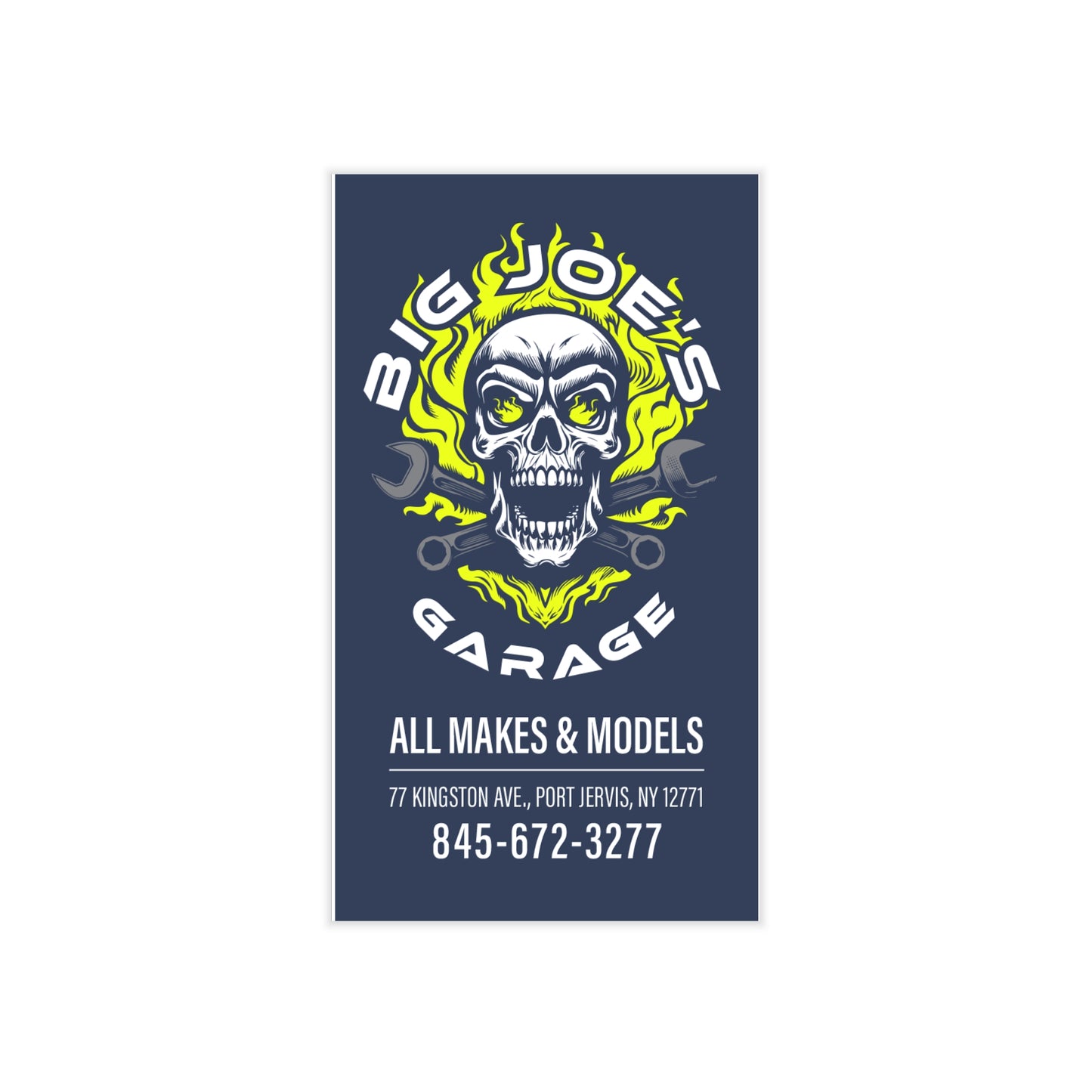 BIG JOE's GARAGE - Business Cards